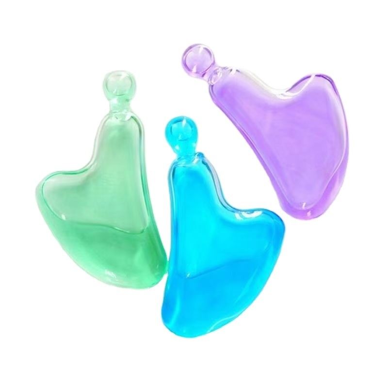 Face Cooling Massage Borosilicate Glass Ice Globes for Gua Sha Board and 2021 Design SPA Rejuvenation Experience