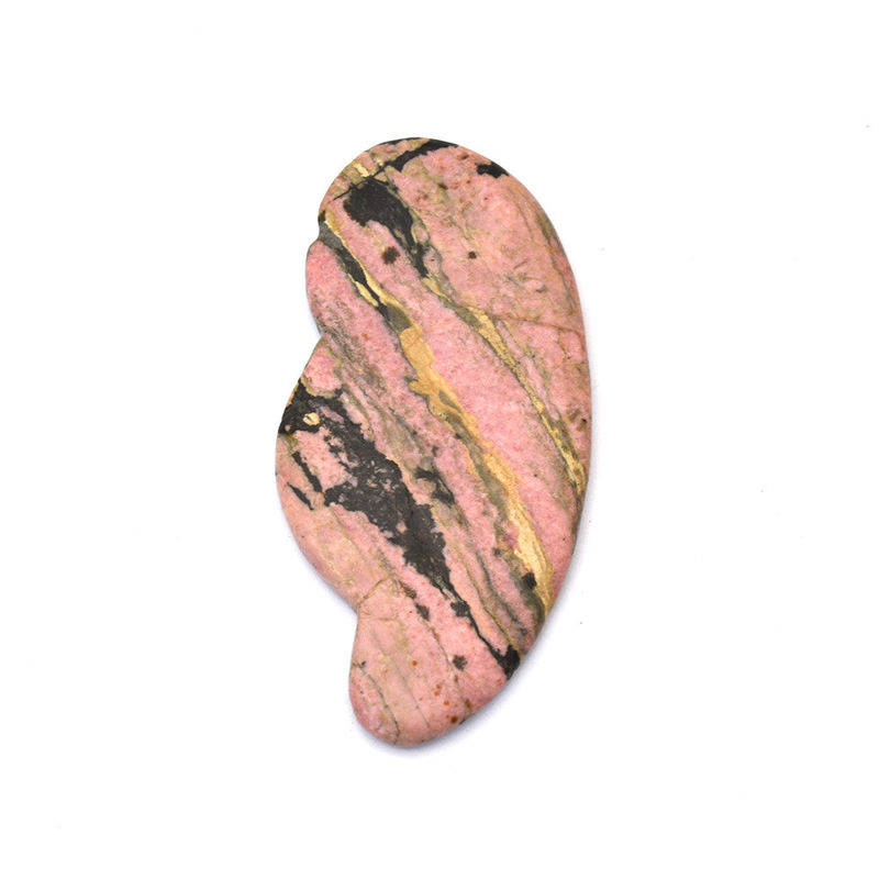 Multi Functional Facial Pink Rhodonite Jade Guasha Massager Board Gua Sha Massage Tool for Health Care Health Care Product