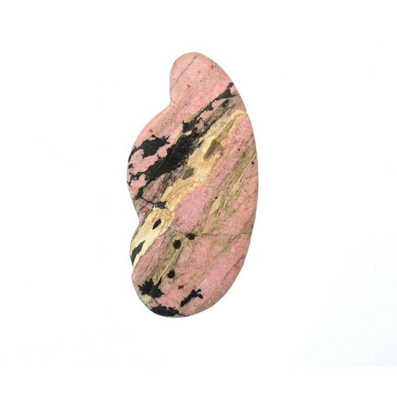 Get a Defined Jawline and Reduced Puffiness with Pink Rhodonite Gua Sha Facial Tools For Face Eye Massage Area Fully Body