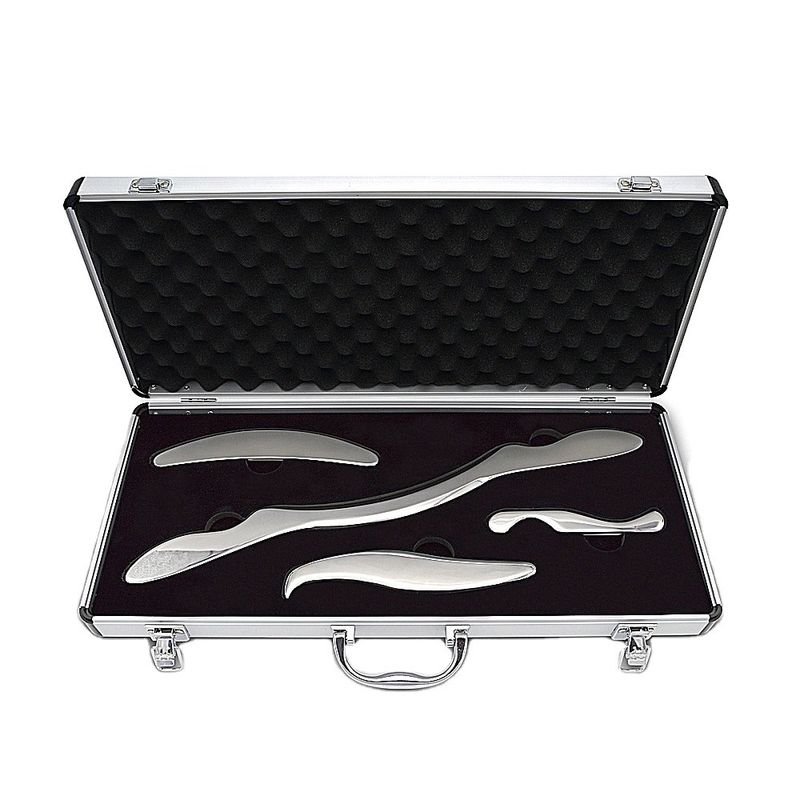 2024 Graston IASTM Tools Medical Grade Stainless Steel Gua Sha Effective Body Massager for Guasha Scraping Therapy Massage