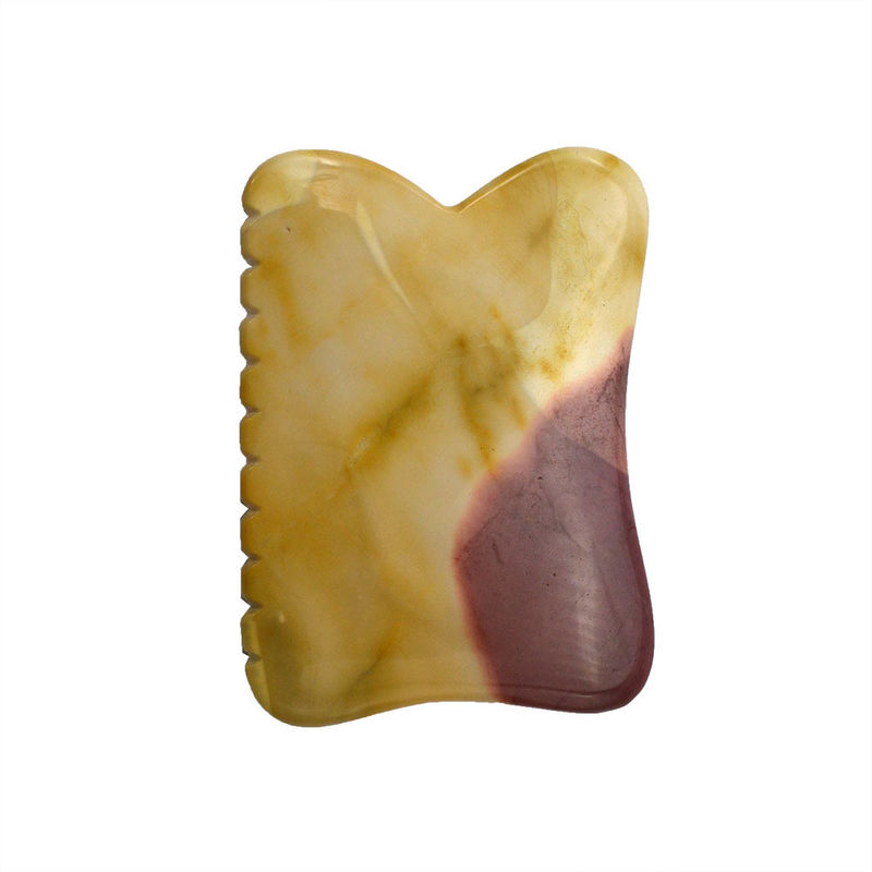 Chinese Style Mookaite Body Massage Tools For Beauty Guasha Stone Scrapping Face Gua Sha Stone Therapy Massage Tool End