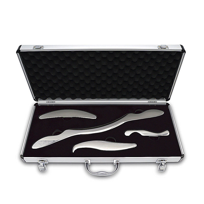 Experience the Benefits of Polished Medical Grade Stainless Steel Gua Sha Tools for Body Treatment