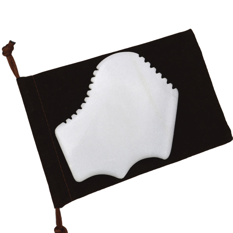 Massager 2024 Design Natural White Jade Gua Sha Board for Scraping Therapy Stone Tools Massager
