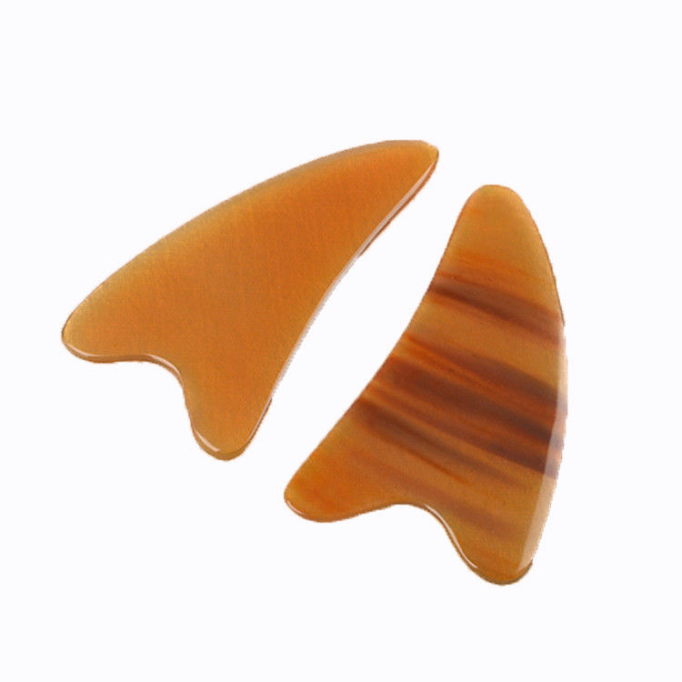 OEM/ODM Acceptable Ox Horn Guasha Massage Tool for Facial and Body Natural Gua Sha Stone Tool