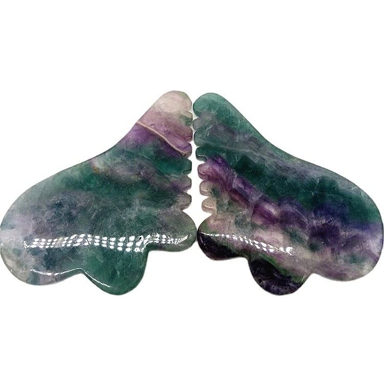 Arrivals Fluorite Jade Gua Sha Board for Body Massage Tool in Colorful