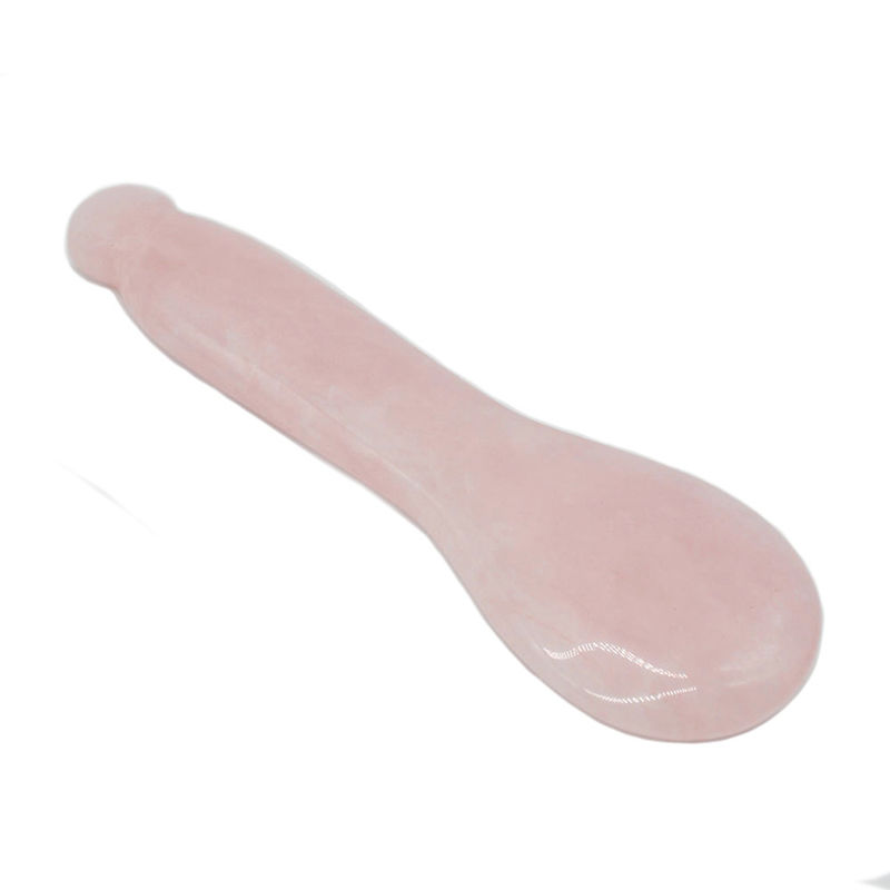 2024 Products Trending Rose Quartz Stick Stone Gua Sha Pen for Eye and Face Natural Jade Health Care