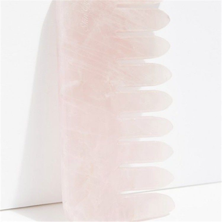 Natural Rose Quartz Gua Sha Scraping Massage Tool for Therapy Mode No abk-140 OEM ODM Acceptable